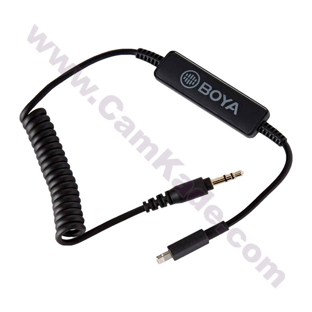 Boya 35C-L 3.5mm Male to Male Lightning Adapter Cable