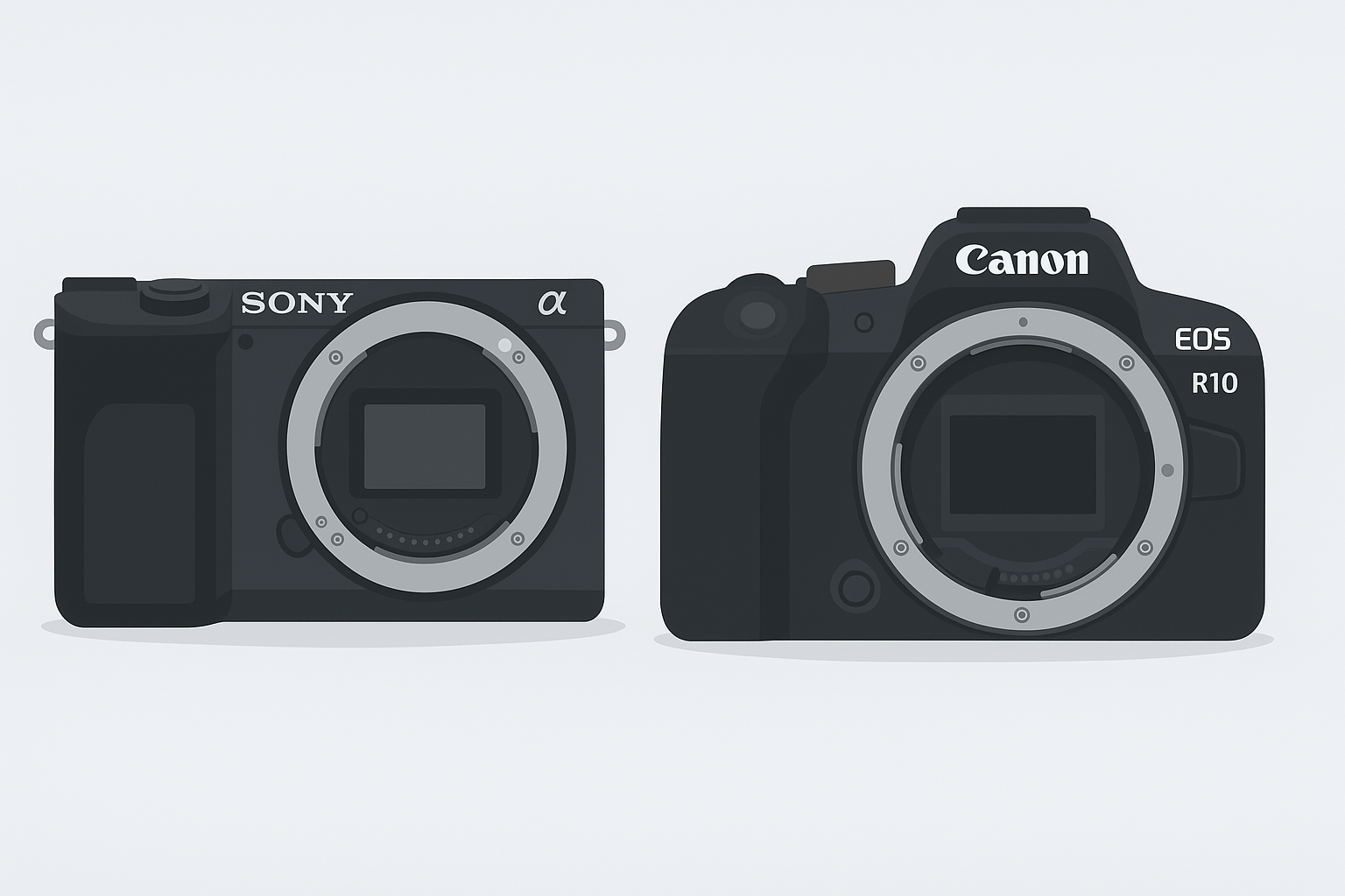 Sony a6400 و Canon R10
